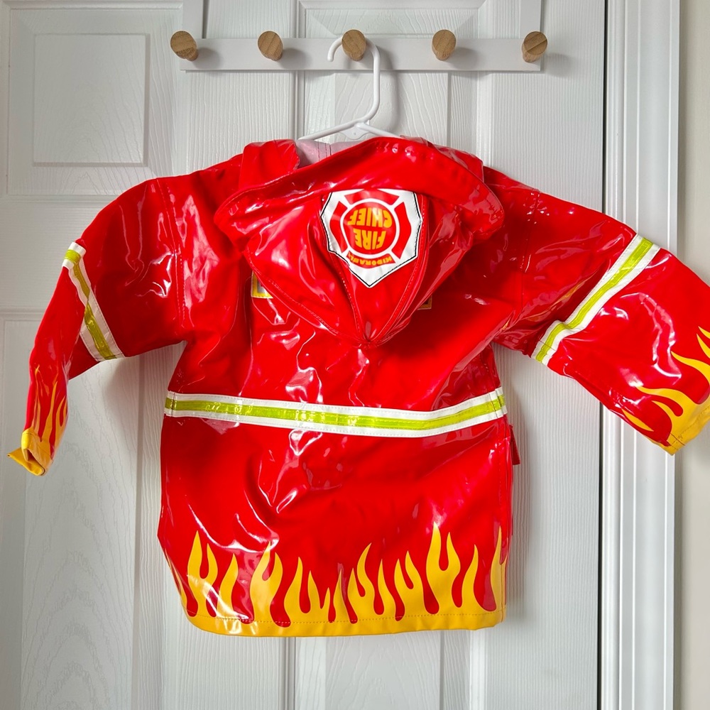 2T-3T unisex fire fighter costume jacket